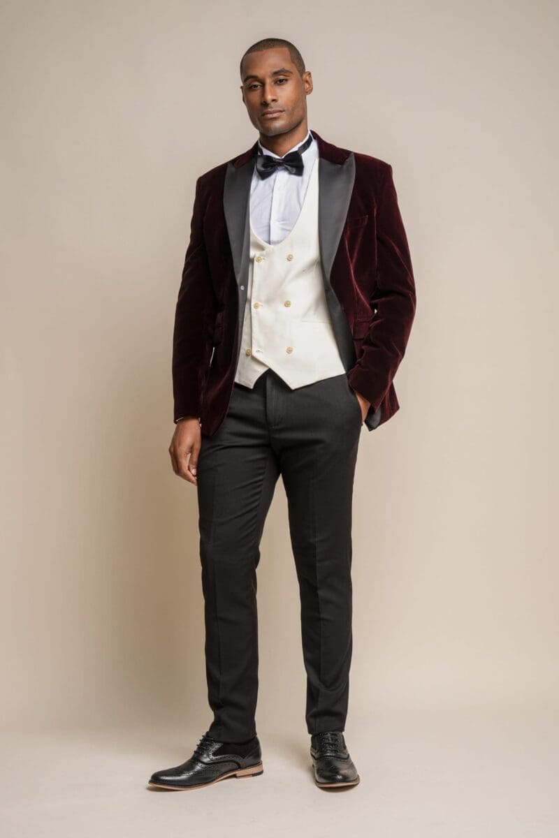 Trouwpak Cavani Burgundy/Bordo